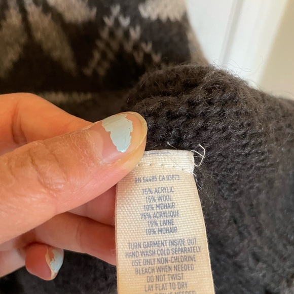 Aerie Oversized Fair Isle Sweater - Size Small - Picture 4 of 4